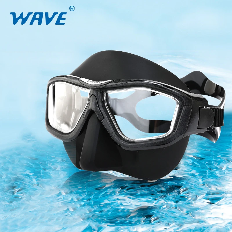 Freediving Mask Set - WAVE Branciiia 세련된 저용량 김서림 방지