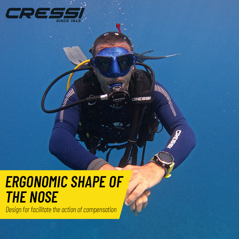 Cressi 프레임리스 프리다이빙 마스크, 내부 볼륨  - Freediving Mask Set 리뷰 및 가격