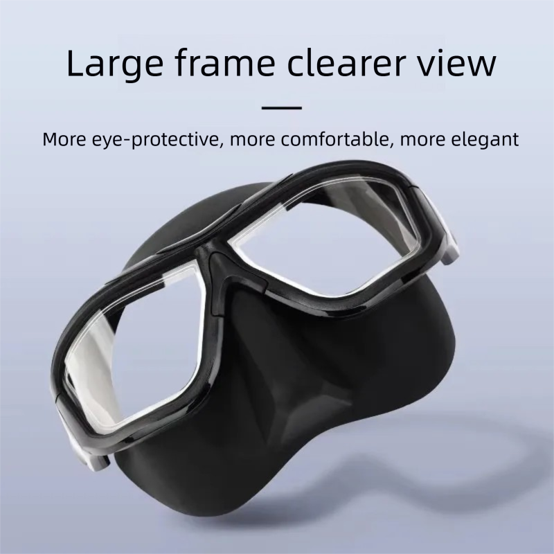 WAVE Branciiia 세련된 저용량 김서림 방지  - Freediving Mask Set 리뷰 및 가격