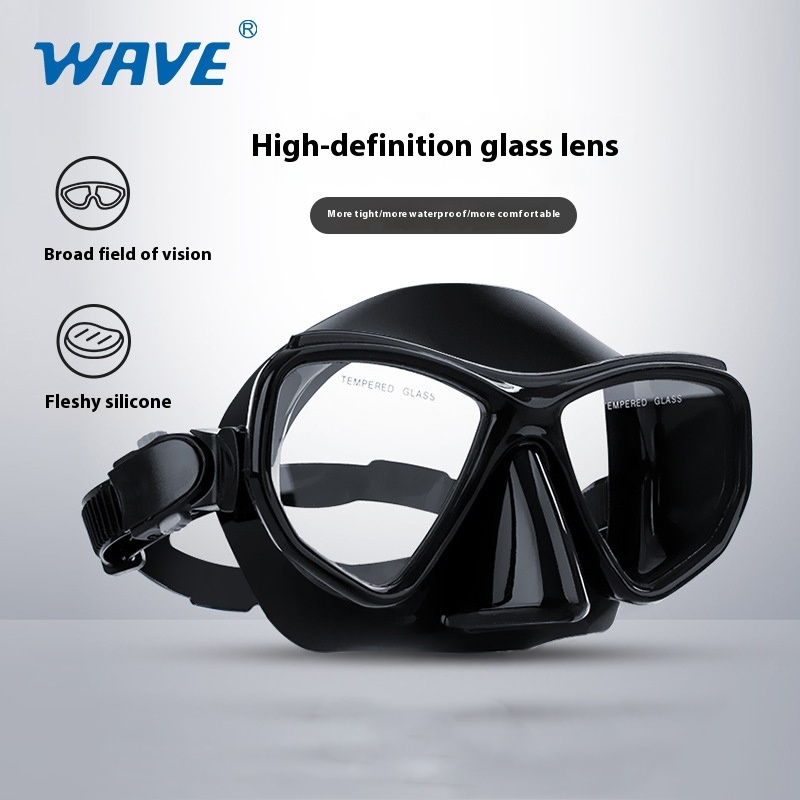 웨이브 품질 스노클링 유리 안경 마스크 다이빙 고글 세 - Freediving Mask Set 리뷰 및 가격